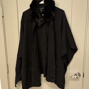 Sofia cashmere one size cape black